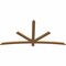 Ekena Millwork Alberta Smooth Timber Gable Bracket, Western Red Cedar, 84"W x 42"H x 1 1/2"D x 3 1/2"F, 12/12 Pitch GBW084X42X0204ALB00SWR - alternate 4